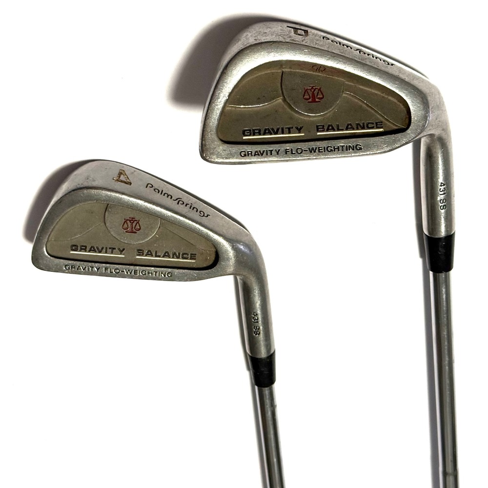 Palm Springs Gravity Balance 4 Iron Pitching Wedge Golf Clubs 431 SS Right Hand